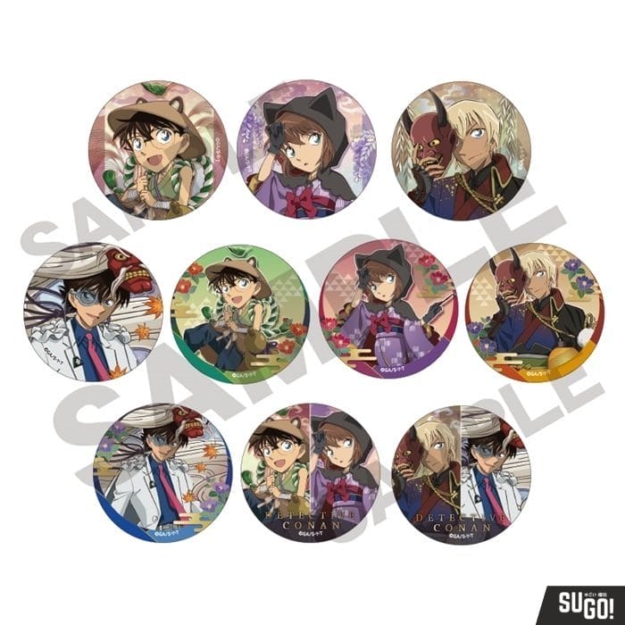 Crux Detective Conan Trading Can Badge Hyakki Yagyo (1 Random Pack)