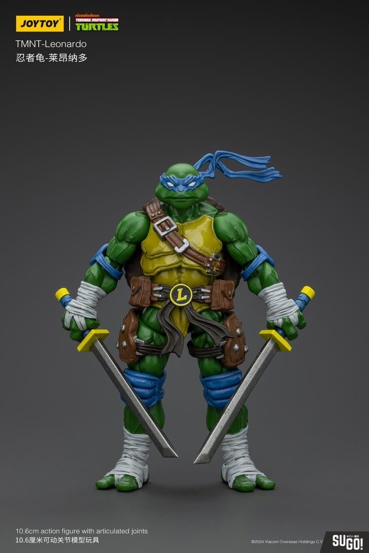 Joy Toy JT6892 Teenage Mutant Ninja Turtles TMNT Leonardo 1 18 Action Figure Sugo Toys Australian Premium Collectable Store