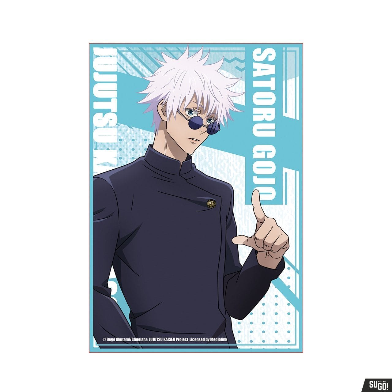 OtakuTech Jujutsu Kaisen Official Yuji Holographic Foil Artboard - Satoru Gojo (13 x 20cm)