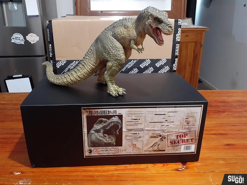 W-Dragon Classic Tyrannosaurus Rex Classic Green Ver. 1/20 Dinosaur Model Toy photo review