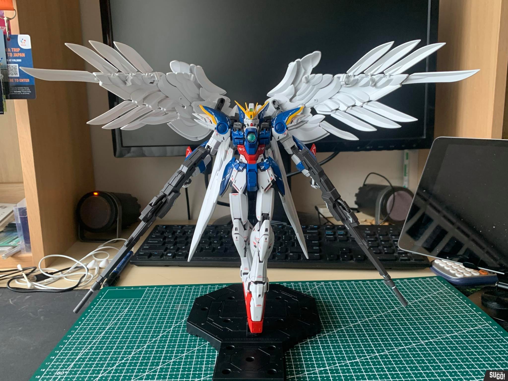 Bandai MG 1/100 Wing Gundam Zero Ew Ver Ka Plastic Model Kit 5060760 photo review