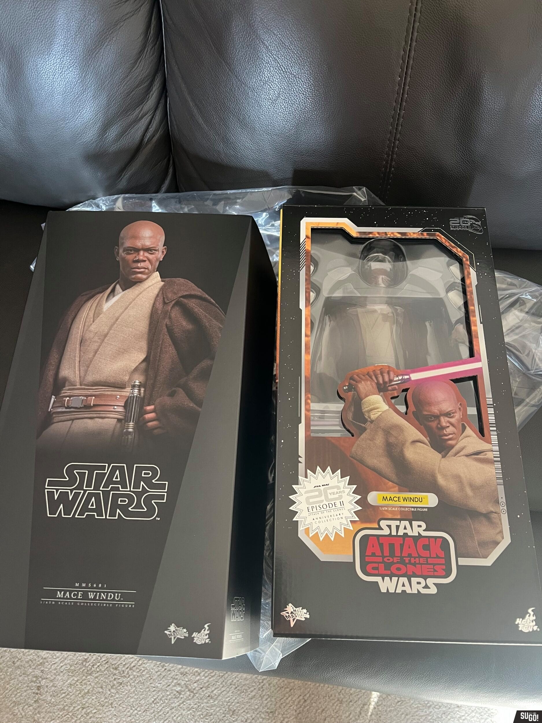 Hot Toys Star Wars: Attack of the Clones MMS681 Mace Windu 1/6 Scale Figure photo review