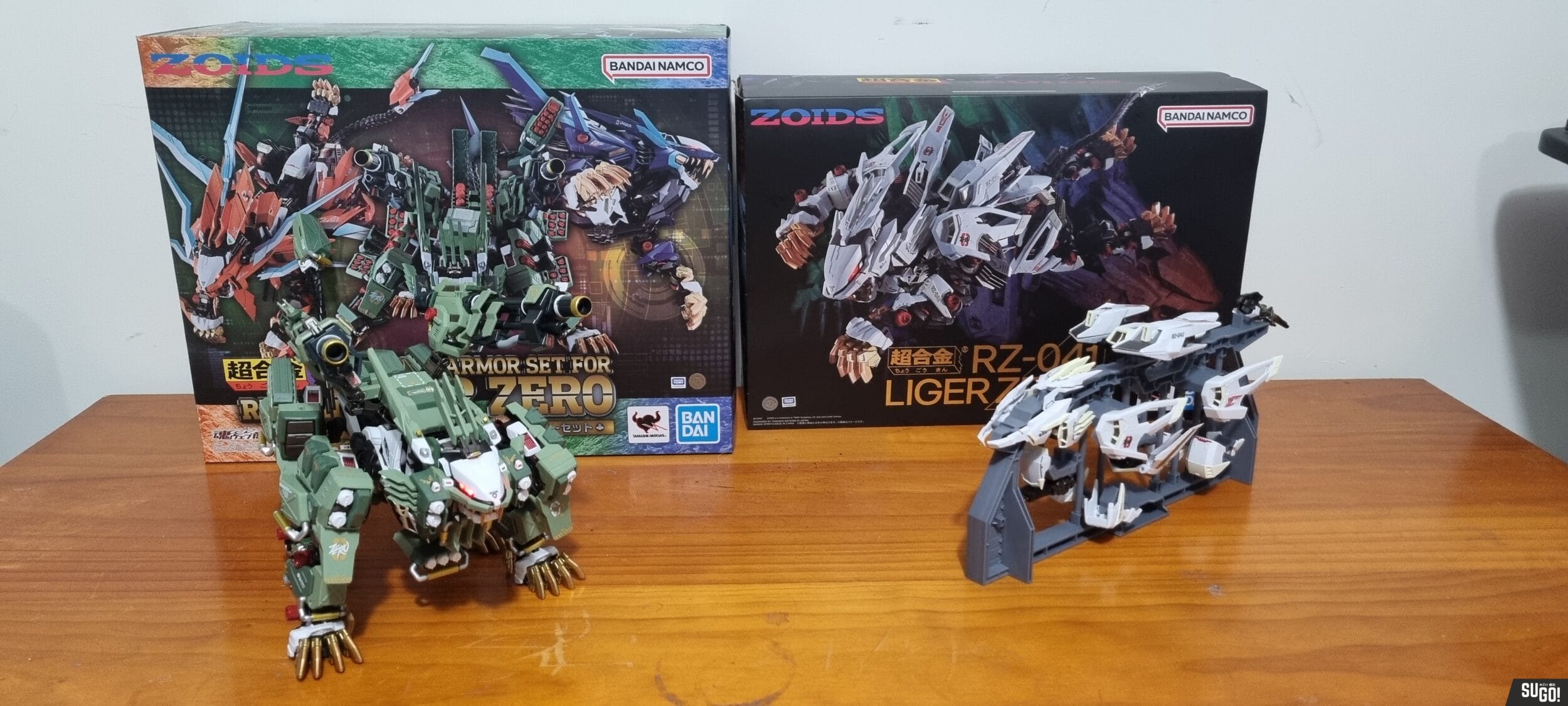 Bandai Spirits Zoids Chogokin RZ-041 Liger Zero Changing Armor Exclusive Parts Set photo review