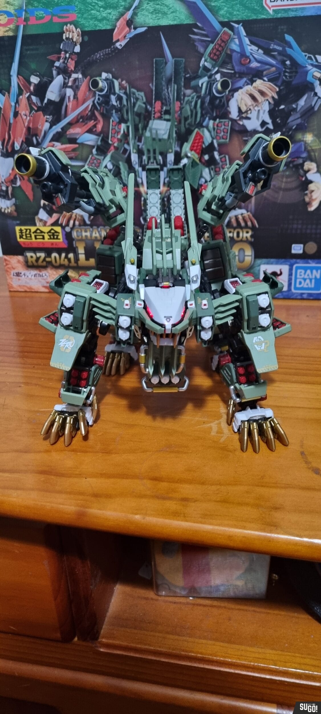 Bandai Spirits Zoids Chogokin RZ-041 Liger Zero Changing