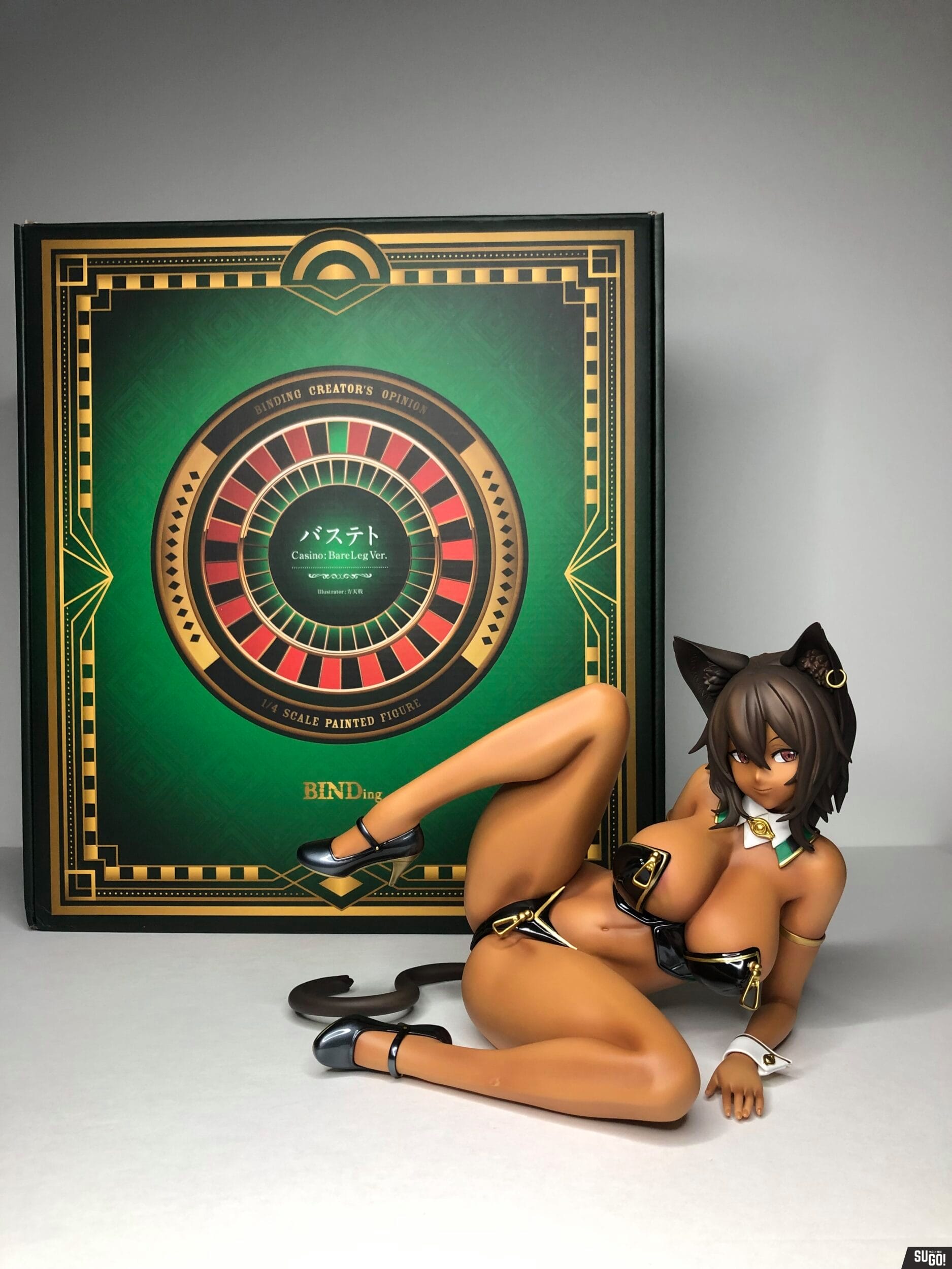 BINDing Native [18+] Bastet 1/4 Casino: Bare Leg Ver. PVC Figure photo review