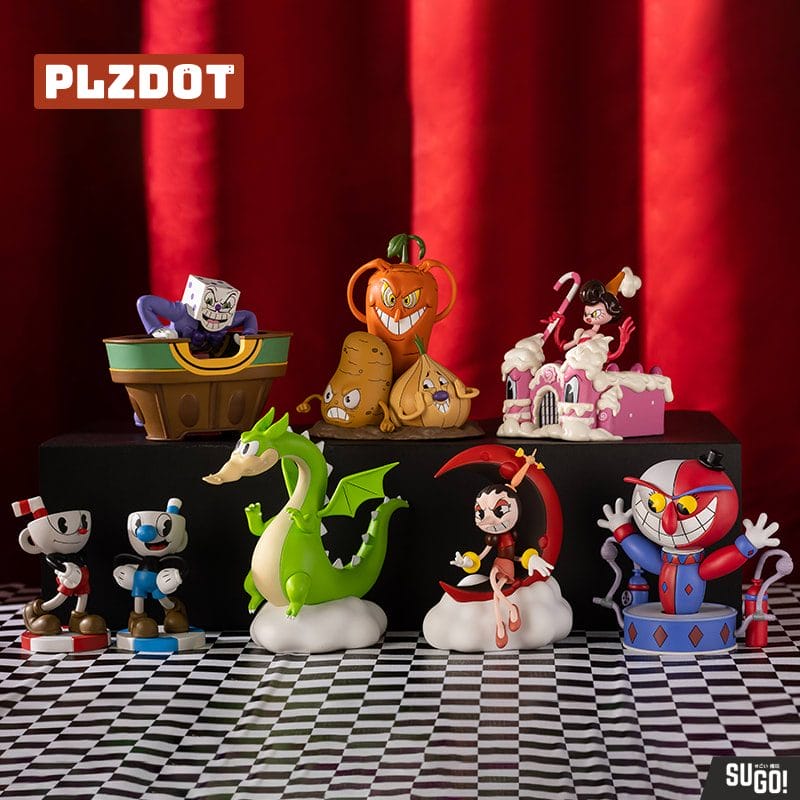 PLZDOT Cuphead Adventure Series Figure Blind Box (1 Random Figure