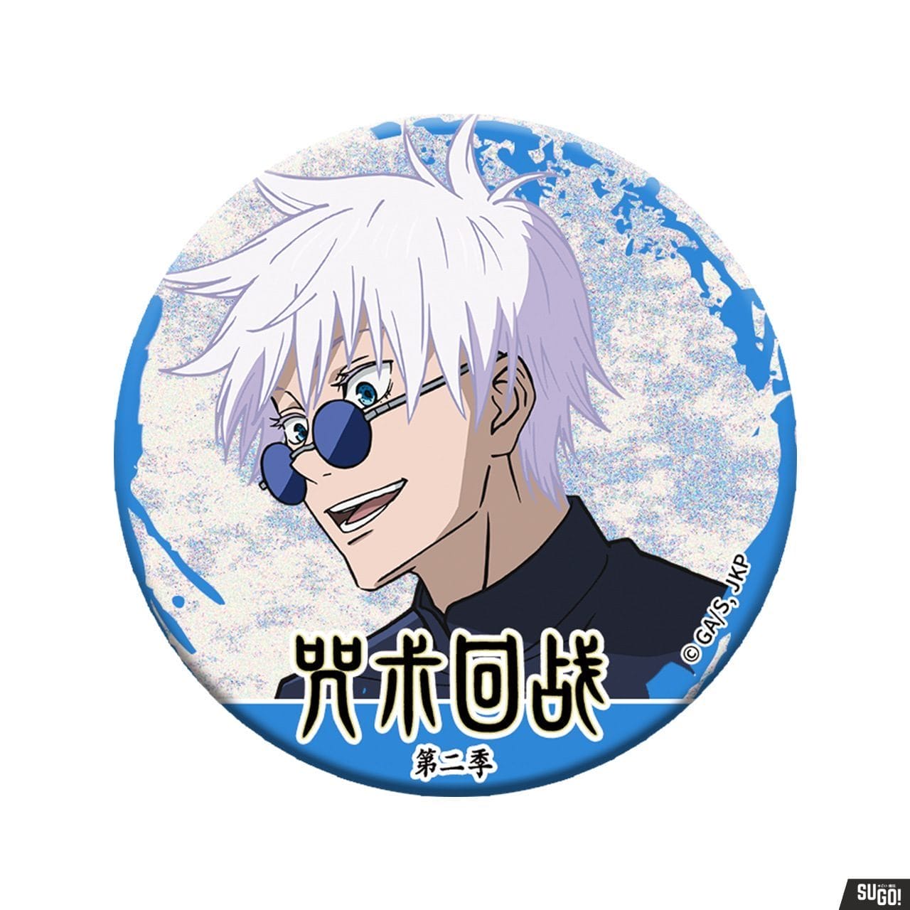 OtakuTech Zds Jujutsu Kaisen Itadori Yuji Fushiguro Yuji Glitter Badge Satoru Gojo Ver. C 58mm