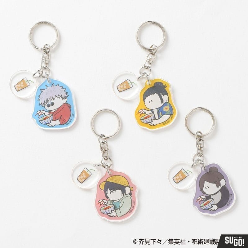 Nihon TV Service Jujutsu Kaisen TD 2-part Itadakimasu Ver. Acrylic Keychain Blind Bag (1 Random Pack)