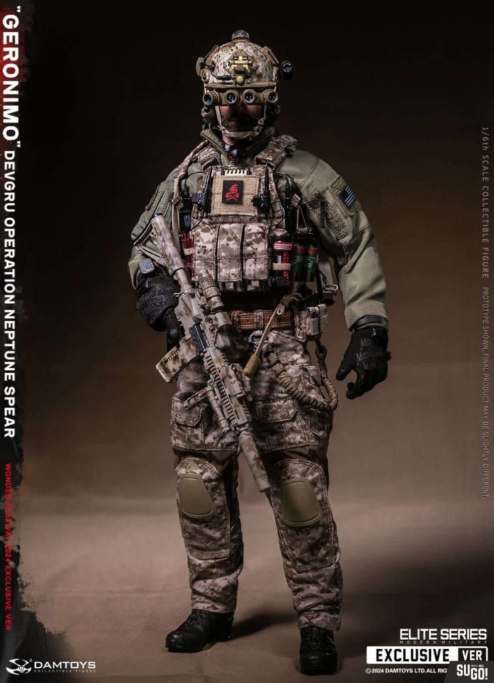 Damtoys Devgru Operation Neptune Spear “GERONIMO” WF 2024 Exclusive Ver. Action Figure 78106