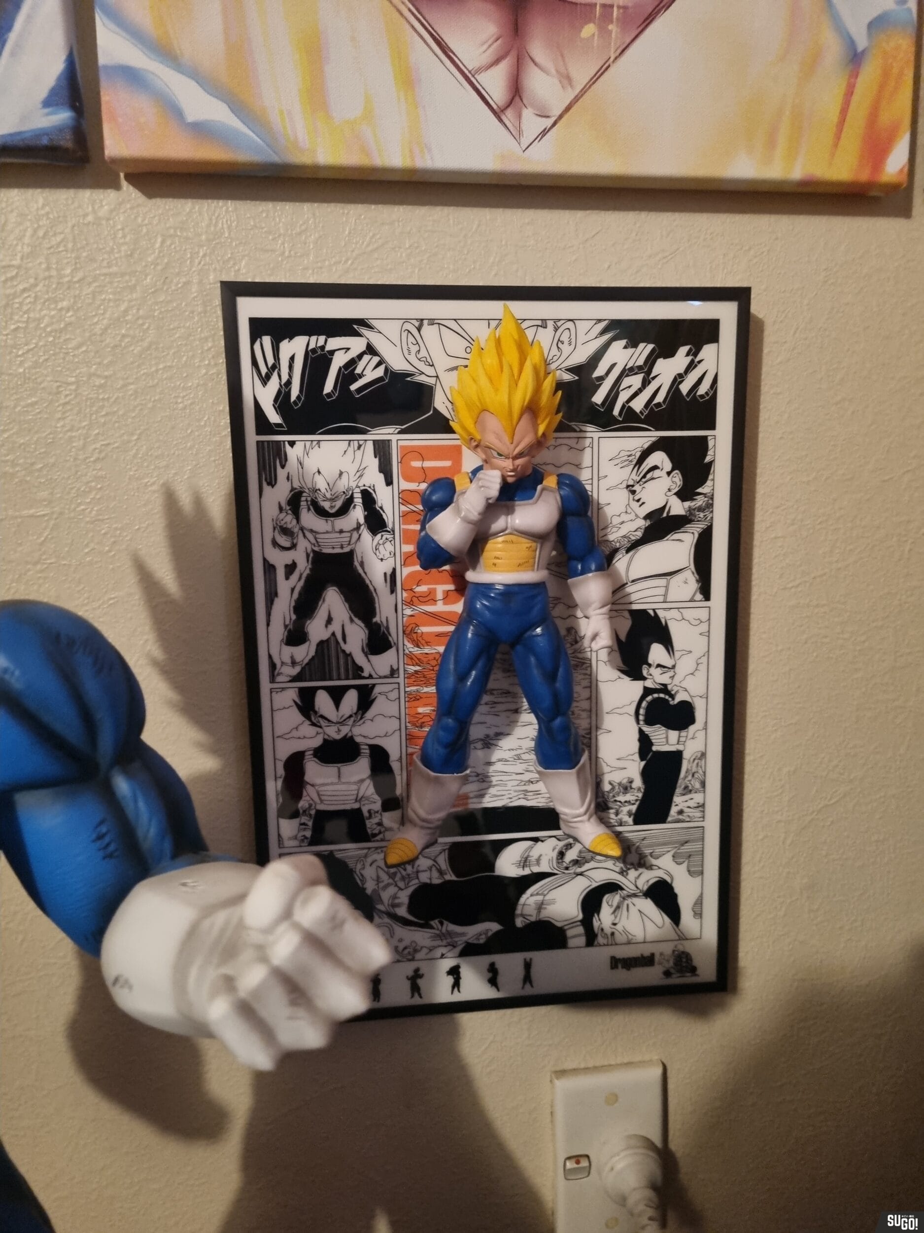TC Studio Dragon Ball Z Super Saiyan 3D Comic Artwork - Vegeta (27*40cm) photo review