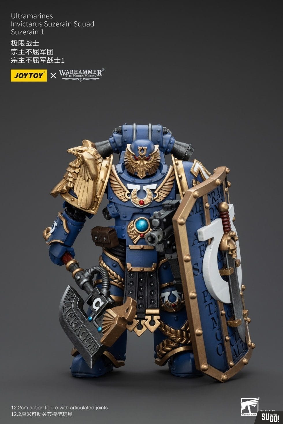 Joy Toy JT00249 Warhammer The Horus Heresy Ultramarines Invictarus Suzerain Squad Suzerain 1 1/18 Action Figure