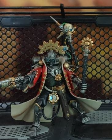 Joytoy JT7752 Warhammer40K Adeptus Mechanicusskitarii Marshal 1/18 Action Figure photo review