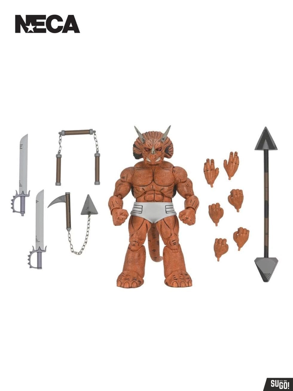 Neca TMNT Mirage Comics Triceraton Gladiator 7' Scale Action Figure
