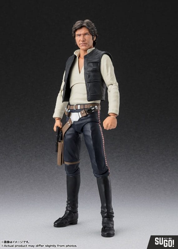 BANDAI Spirits S.H.Figuarts Han Solo Classic Ver. (STAR WARS: A New Hope) Action Figure