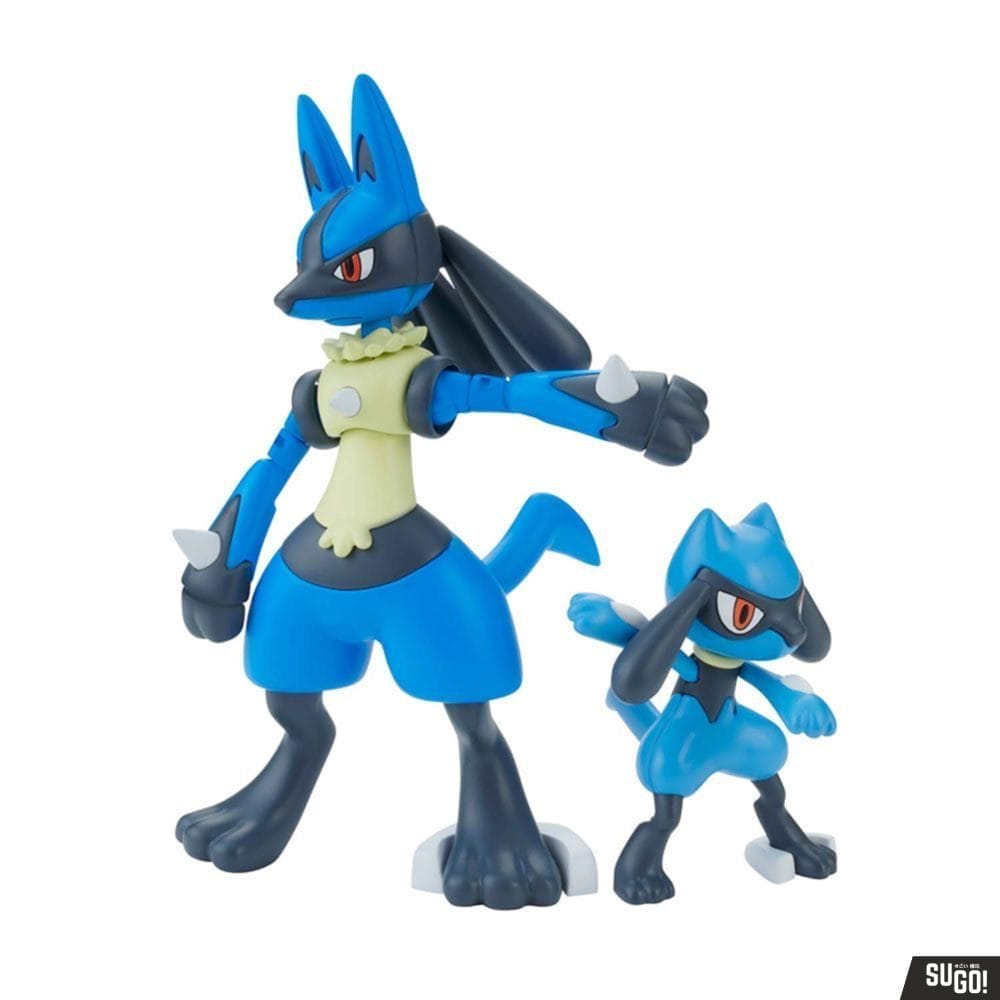 Bandai Bandai Pokemon Model Kit Riolu & Lucario