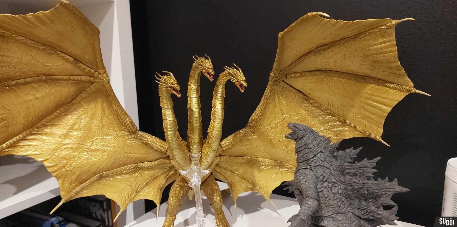 HIYA Exquisite Basic Series None Scale 14 Inch Godzilla King of The Monsters King Ghidorah Gravity Beam Ver. Action Figure photo review