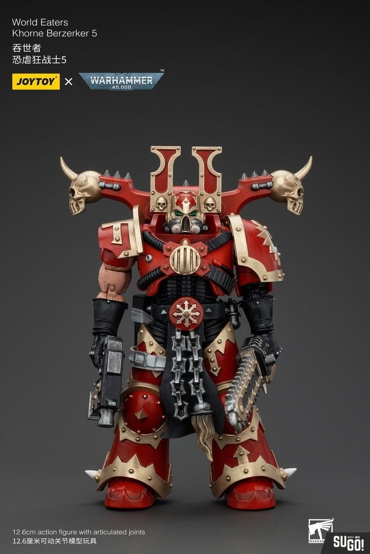 Joy Toy JT00614 Warhammer 40K World Eaters Khorne Berzerker 5 1/18 Action Figure