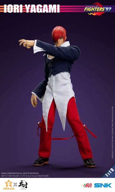 TUNSHI Studio [Bonus] The King of Fighters '97 Iori Yagami 1/12 Action Figure