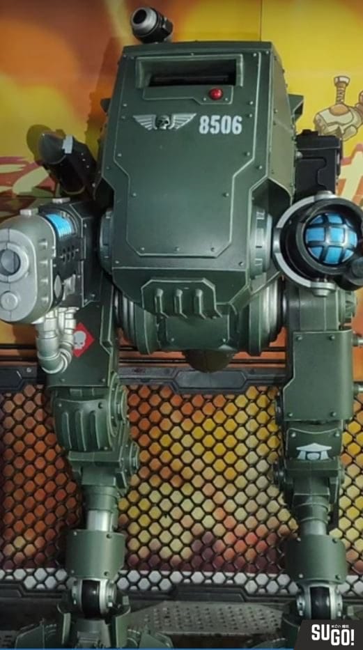 Joy Toy Warhammer 40K Astra Militarum Cadian Armoured Sentinel 1/18 Scale Action Figure JT8940 photo review