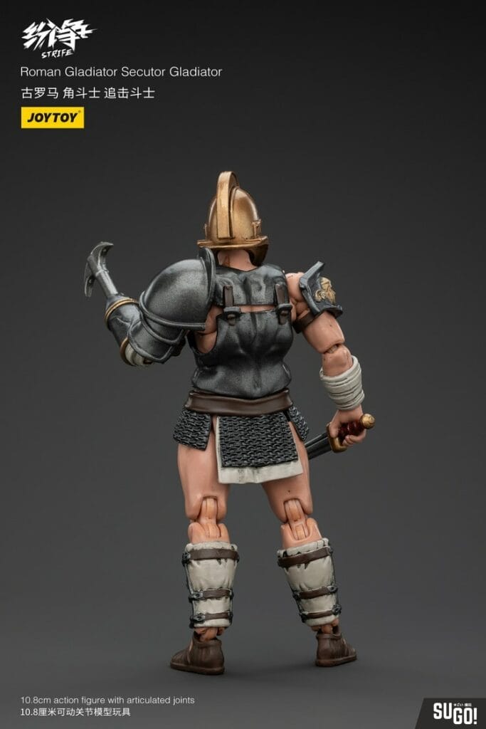 Joy Toy JT00690 Strife Roman Gladiator Secutor Gladiator 1/18 Action ...