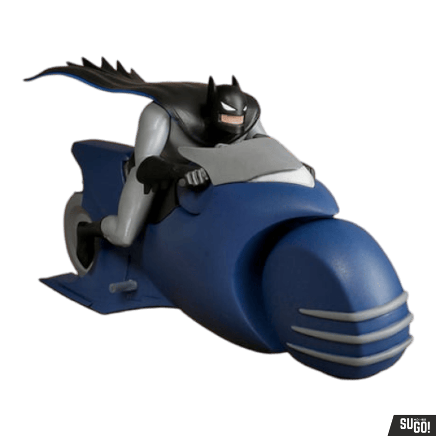 Mezco Toyz Batman: The Animated Series - Series 2 Batman & Batcycle 5 Points Set Action Figure