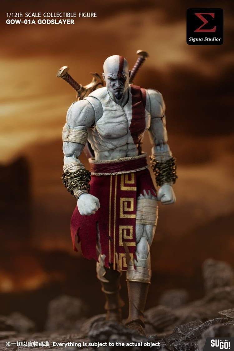 Sigma Studios GOW-01A Godslayer God of War Kratos 1/12 Action Figure