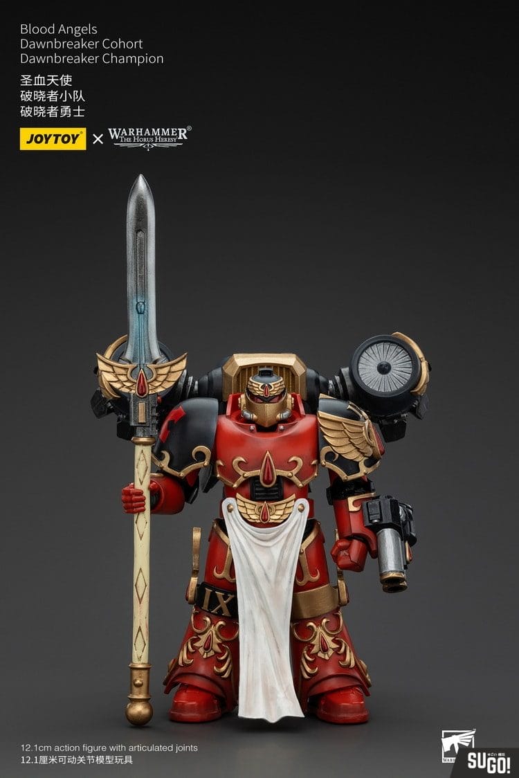 Joy Toy JT00461 Warhammer The Horus Heresy Blood Angels Dawnbreaker Cohort Dawnbreaker Champion 1/18 Action Figure