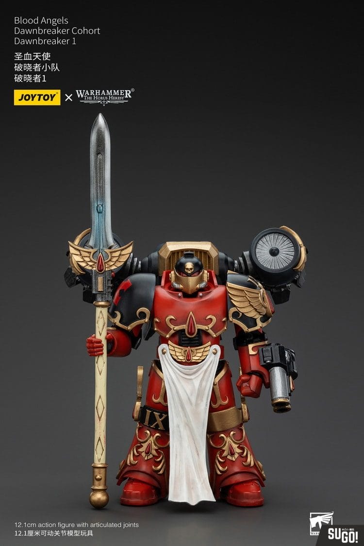 Joy Toy JT00478 Warhammer The Horus Heresy Blood Angels Dawnbreaker Cohortdawnbreaker 1 1/18 Action Figure