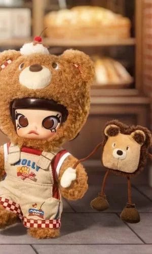 Popmart Molly Bear Bread Doll 1/8 Action Figure - Sugo Toys
