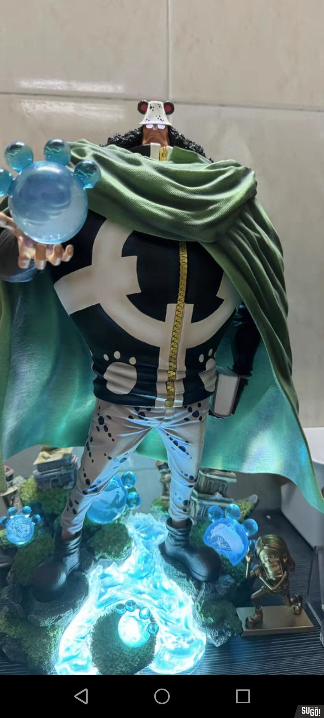 LX Studio One Piece Bartholemew Kuma 2.0 Ver.A (Blue Effect With Cape) GK Statue photo review
