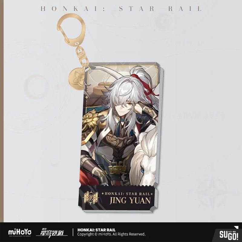 miHoYo Honkai: Star Rail The Erudition Acrylic Strap Keychain Jing Yuan Goods