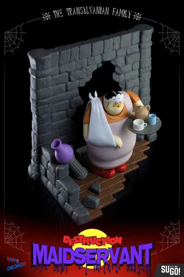 Figurine PVC Duckula - Cosgrove Mordicus - Vintage Espagne - Neuve