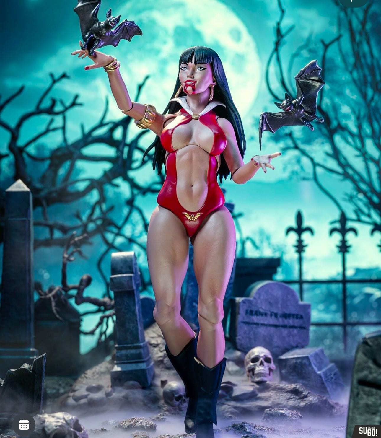 Frazettagirl Vampire Queen 1/12 Action Figure