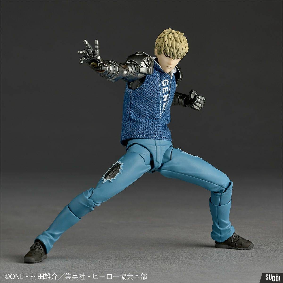 Kaiyodo Amazing Yamaguchi / Revoltech: One Punch Man Genos (Bonus) Action Figure