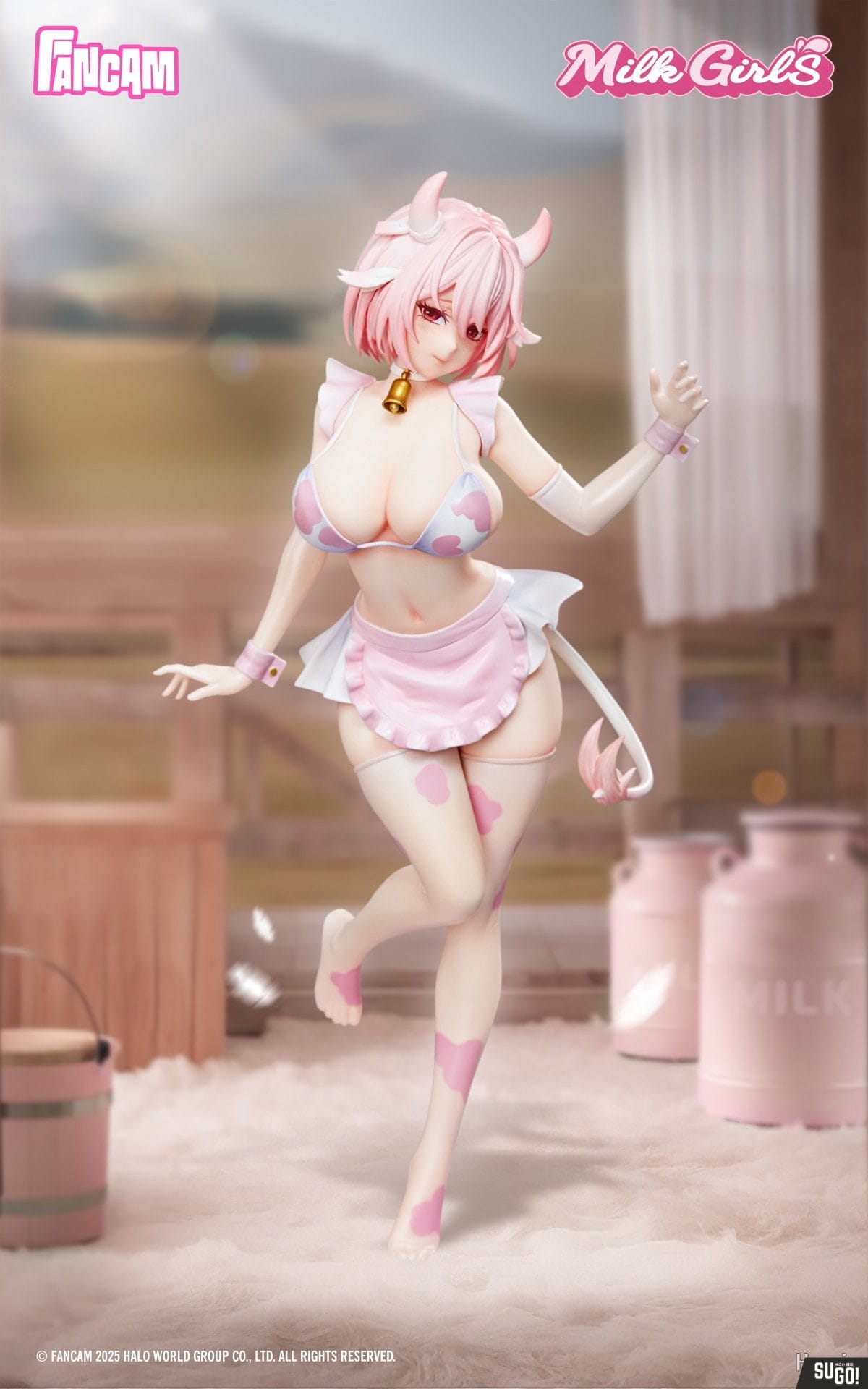 UA Fancam Cow Girl Cherry Blossom Pink Ver. 1/6 PVC Figure