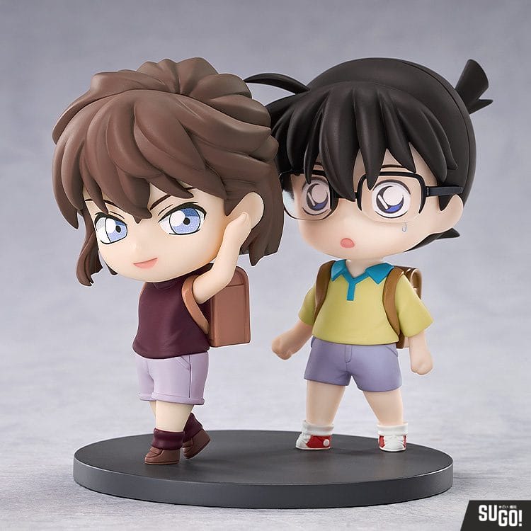 Good Smile Company Qset+ Conan Edogawa & Ai Haibara (Detective Conan) PVC Figure