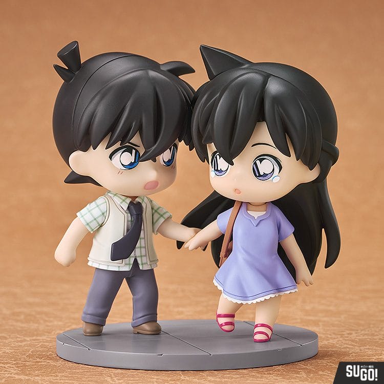 Good Smile Company Qset+ Shinichi Kudo & Ran Mori (Detective Conan) PVC Figure