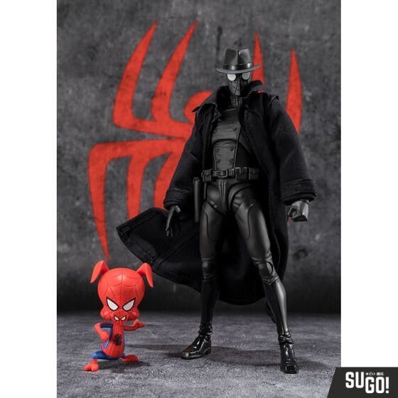 Bandai S.H.Figuarts SPIDER-MAN Noir & SPIDER-HAM (Spider-Man: Across The Spider-Verse) Action Figure