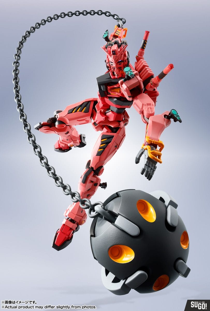 Bandai Metal Robot Spirits (SIDE MS) Mobile Suit Gundam Gquuuuuux Red Gundam Action Figure