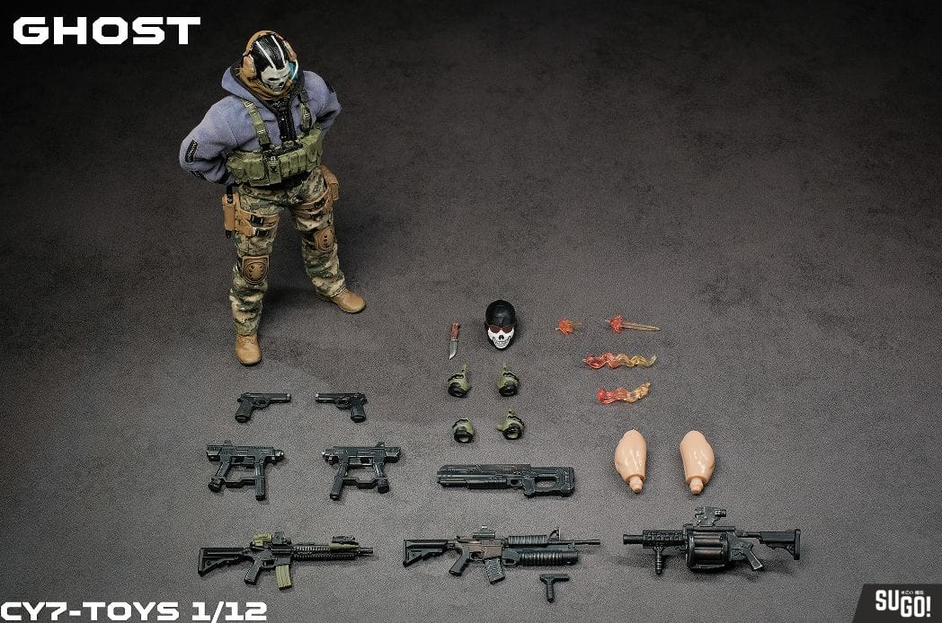 CY7-TOYS Ghost 1/12 Action Figure