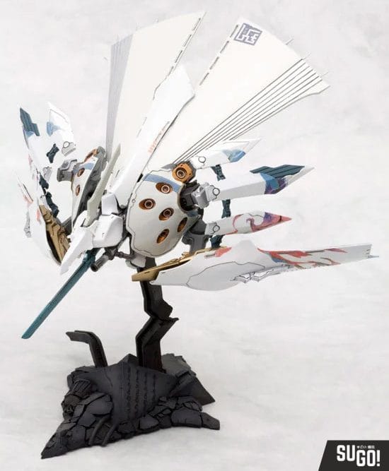 Kotobukiya Hitekkai Ginkei White Ikaruga (Reissue) 1/144 Model Kit