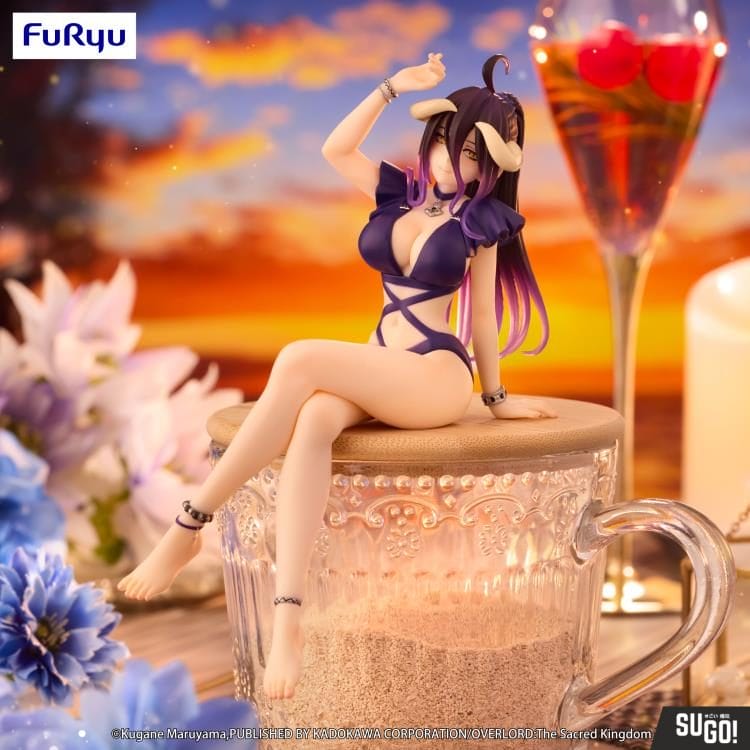 FuRyu Overlord Albedo (Swimsuit Dark Purple Color Ver.) Noodle Stopper PVC Figure