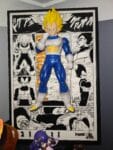 TC Studio Dragon Ball Z Super Saiyan 3D Comic Artwork - Vegeta (27*40cm) photo review