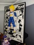 TC Studio Dragon Ball Z Super Saiyan 3D Comic Artwork - Vegeta (27*40cm) photo review