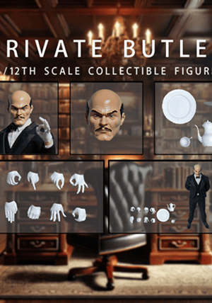Joy Man Toys Jmtoys JM011 Private Butler 1/12 Action Figure - Sugo