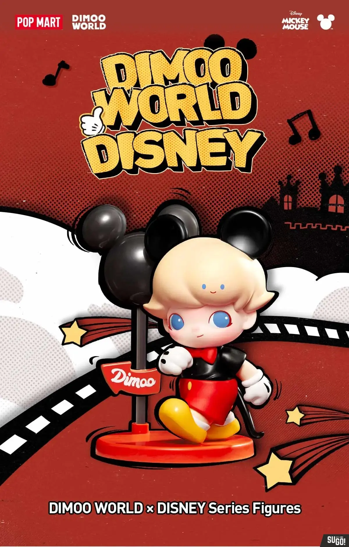 POPMART - Dimoo World x Disney Series - Vinyl Figurine Blind