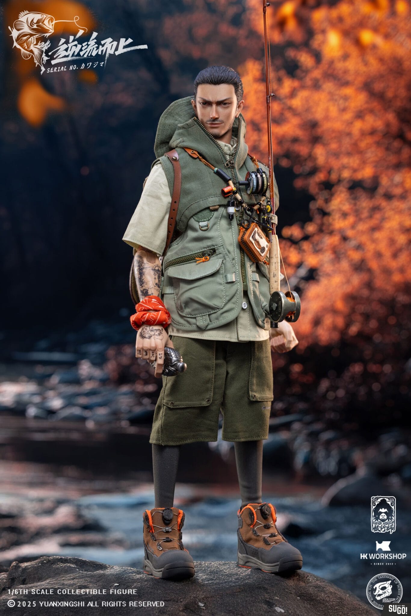 In-stock 1/6 Yuanxingshi JC-009 The Fisherman - Tom Action Figure