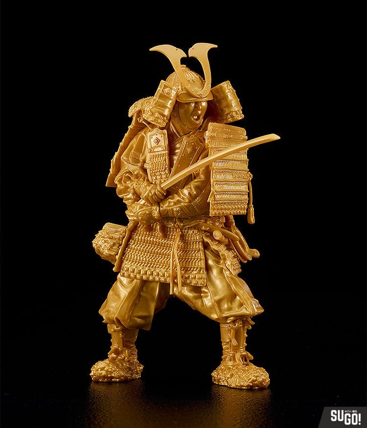 Max Factory Plamax Kamakura Period Armored Warrior: Gold Color Ver. 1/12 Model Kit
