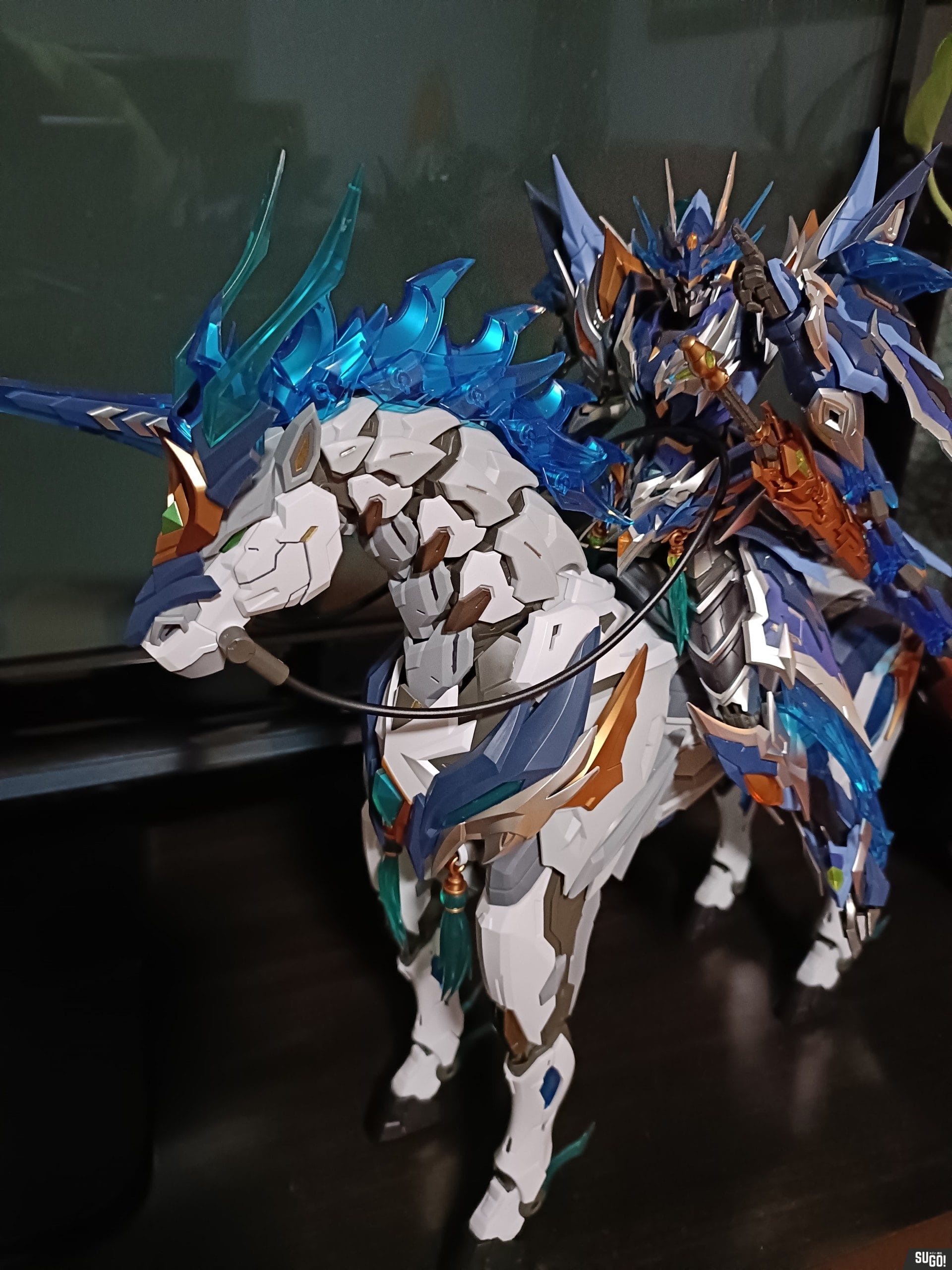 Motor Nuclear Zhao Yun With Horse Mount Mecha Diecast Model Kit photo review