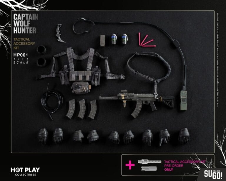 Hotplay Collectibles Hp001 Captain Wolf Hunter Tactical Accessory 1 12